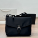 Black Casual Daily Letters Patchwork Bags