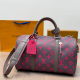 Rose Red Casual Daily Letters Zipper Bags