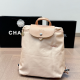 Apricot Casual Daily Letters Patchwork Bags