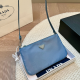 Blue Casual Daily Letters Zipper Bags