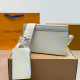 Baby Blue Casual Daily Letters Zipper Bags