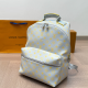 White Casual Daily Letters Zipper Bags