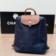 Navy Blue Casual Daily Letters Patchwork Bags