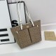 White Khaki Casual Letters Patchwork Bags