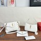White Casual Daily Letters Chains Bags