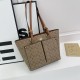 Brown Yellow Casual Letters Patchwork Bags