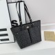 Black Casual Letters Patchwork Bags