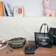 Black Casual Daily Letters Patchwork Bags