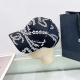 Black And White Casual Letters Patchwork Hat