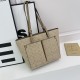 Light Khaki Casual Letters Patchwork Bags