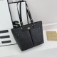 Black Gray Casual Letters Patchwork Bags