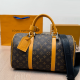Brown Casual Daily Letters Zipper Bags
