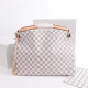 White Casual Plaid Patchwork Bags