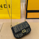 Black Casual Letters Chains Bags