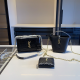 Black Casual Letters Chains Bags