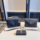 Black Casual Letters Chains Bags