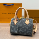 Blue Gray Letters Zipper Bags