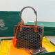 Brown Casual Letters Patchwork Bags