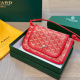 Red Casual Letters Patchwork Bags