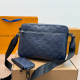Tibetan Blue Casual Letters Zipper Bags