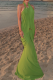 Green Elegant Solid Color Backless Halter Long Dresses