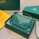 Green Casual Letters Patchwork Bags