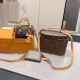 Brown Yellow Casual Letters Patchwork Bags