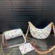 White Casual Letters Zipper Bags