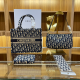 Black Daily Letters Zipper Bags