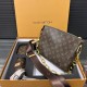 Brown Casual Letters Chains Bags