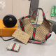 Brown Casual Letters Patchwork Bags