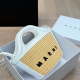 White Casual Letters Patchwork Bags