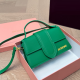 Green Casual Letters Patchwork Bags