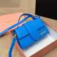 Blue Casual Letters Patchwork Bags