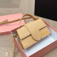 Beige Casual Letters Patchwork Bags