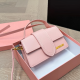Pink Casual Letters Patchwork Bags