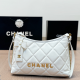 White Casual Letters Zipper Bags