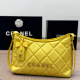 Yellow Casual Letters Zipper Bags