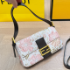White Pink Casual Letters Patchwork Bags