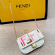 White Pink Casual Letters Chains Bags
