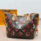 White Red Casual Letters Patchwork Bags