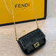 Black Casual Letters Chains Bags