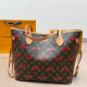 Brown Red Casual Letters Patchwork Bags
