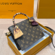 Dark Brown Casual Letters Patchwork Bags