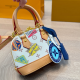 White Casual Letters Patchwork Bags
