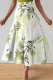 Light Green Casual Print Loose Speaker Full Print Bottoms