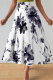 Grey Casual Print Loose Speaker Full Print Bottoms