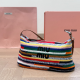 Colour Casual Letters Zipper Bags