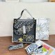 Navy Blue Casual Letters Patchwork Bags
