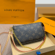 Brown Casual Letters Zipper Bags